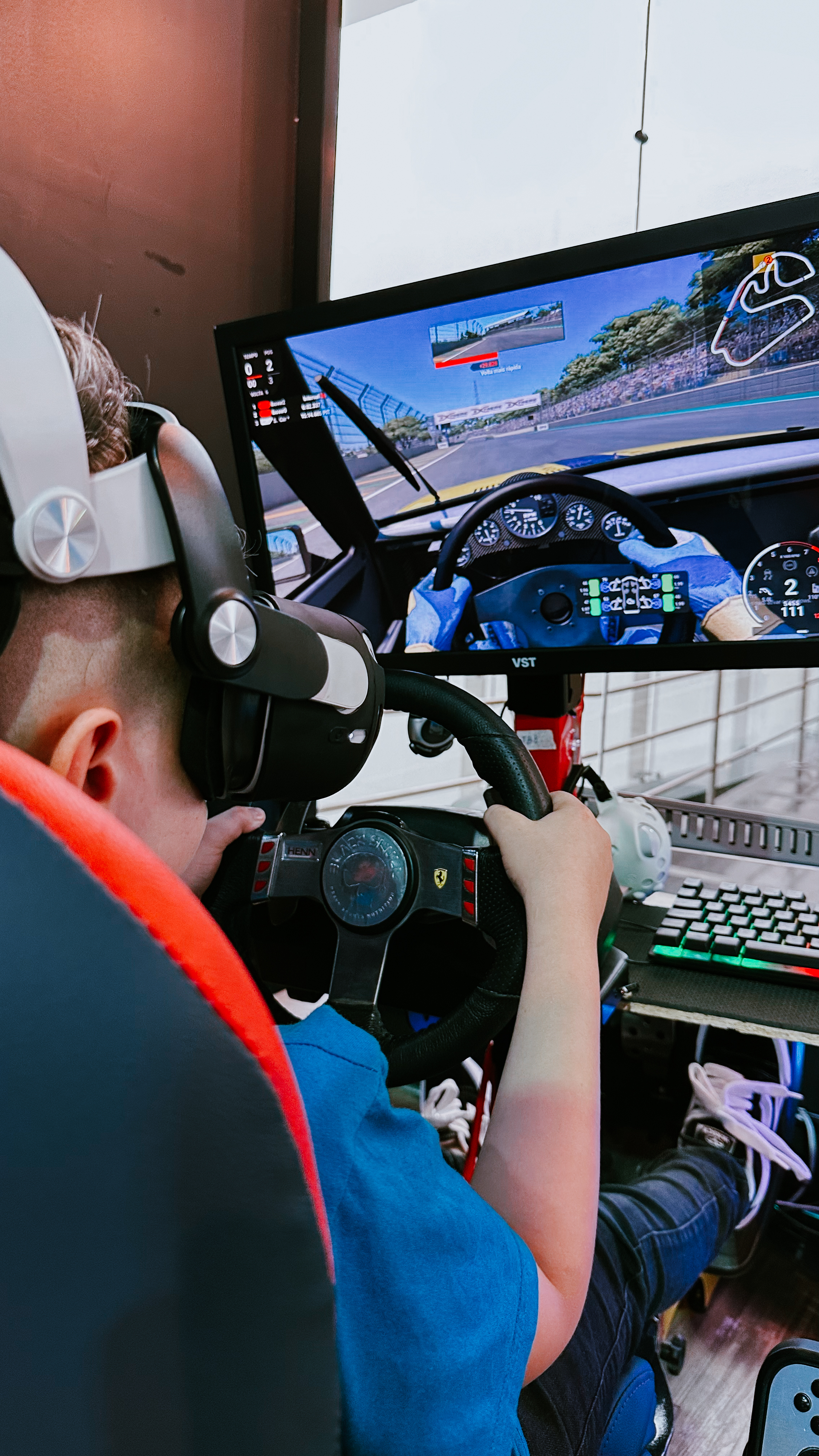 Simulador de corrida VR