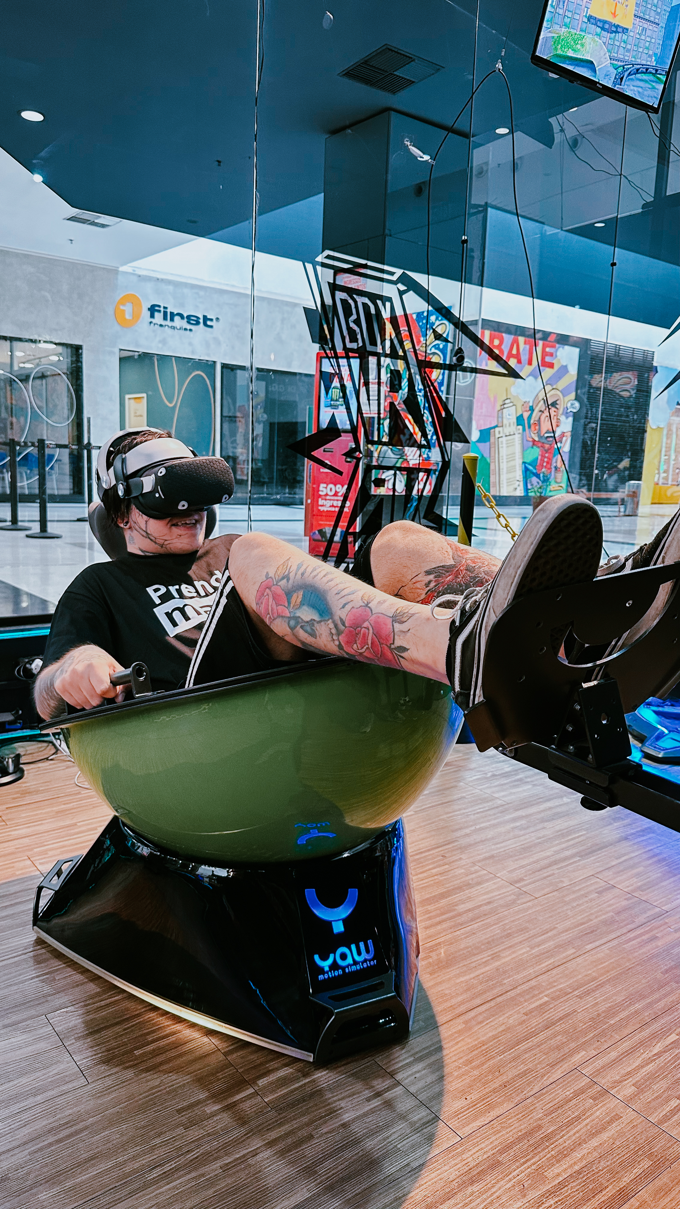 YAW VR motion simulator